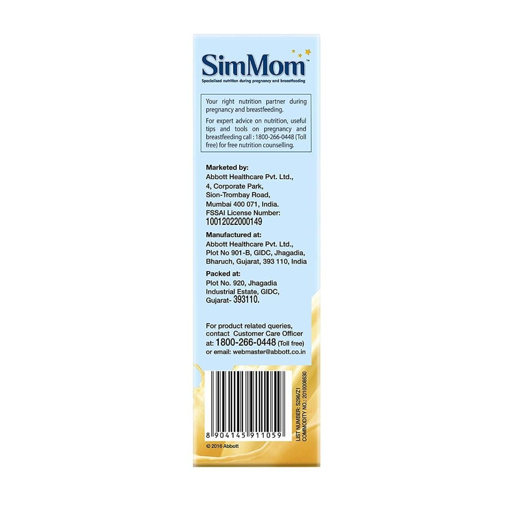 Buy Simmom IQ+ Vanilla Delight Powder, 400 g Refill Pack Online at Best ...