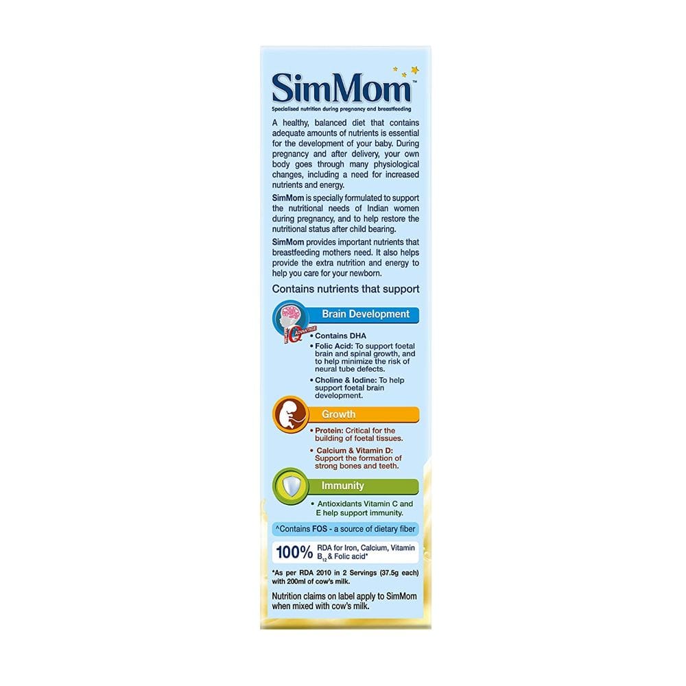 Buy Simmom IQ+ Vanilla Delight Powder, 400 g Refill Pack Online at Best ...