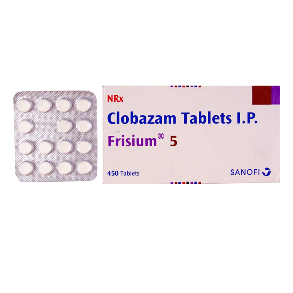 Buy Frisium 5mg 15 Tablets Online at Best Prices | Wellness Forever