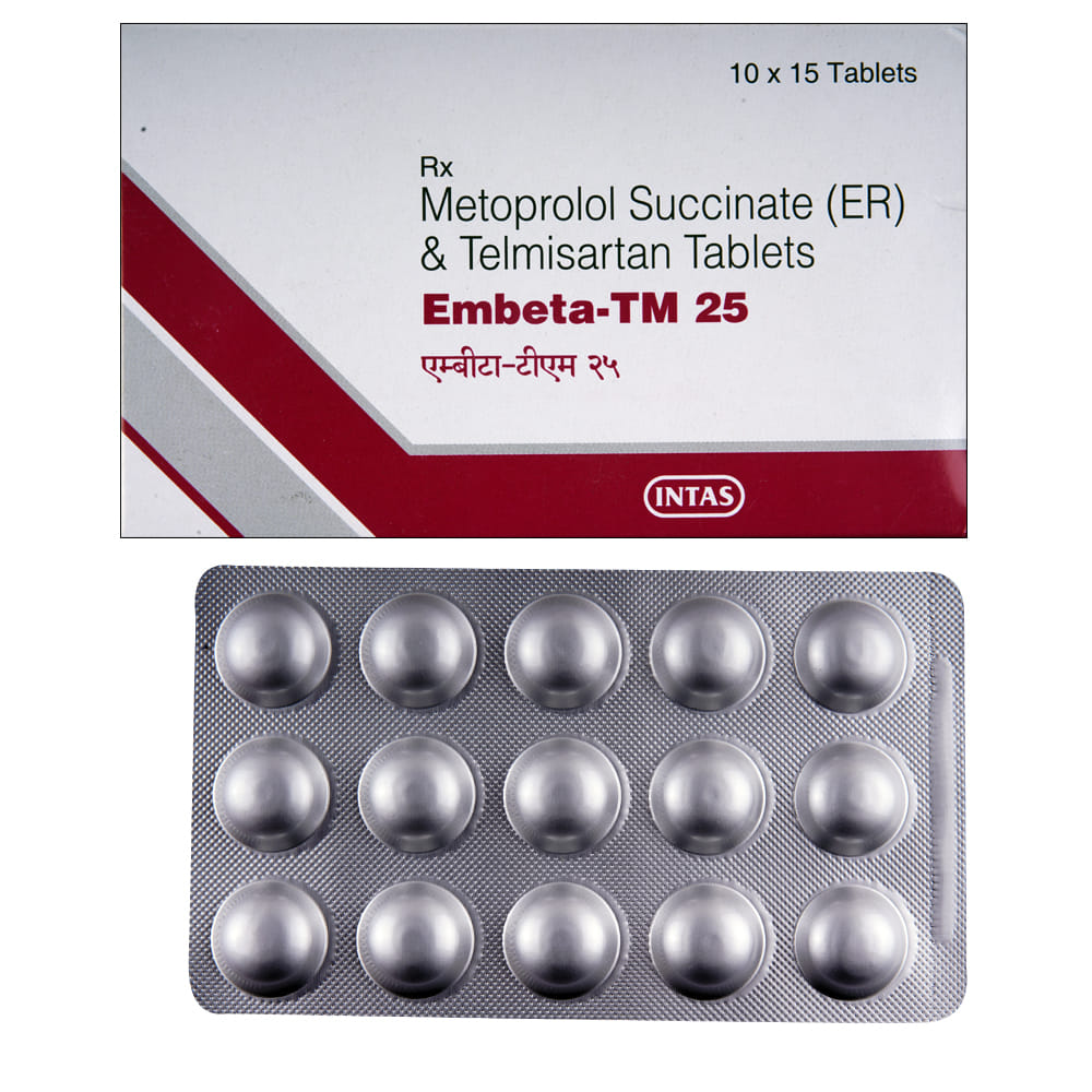 Buy Embeta-TM 25mg 15 Tablets Online at Best Prices | Wellness Forever
