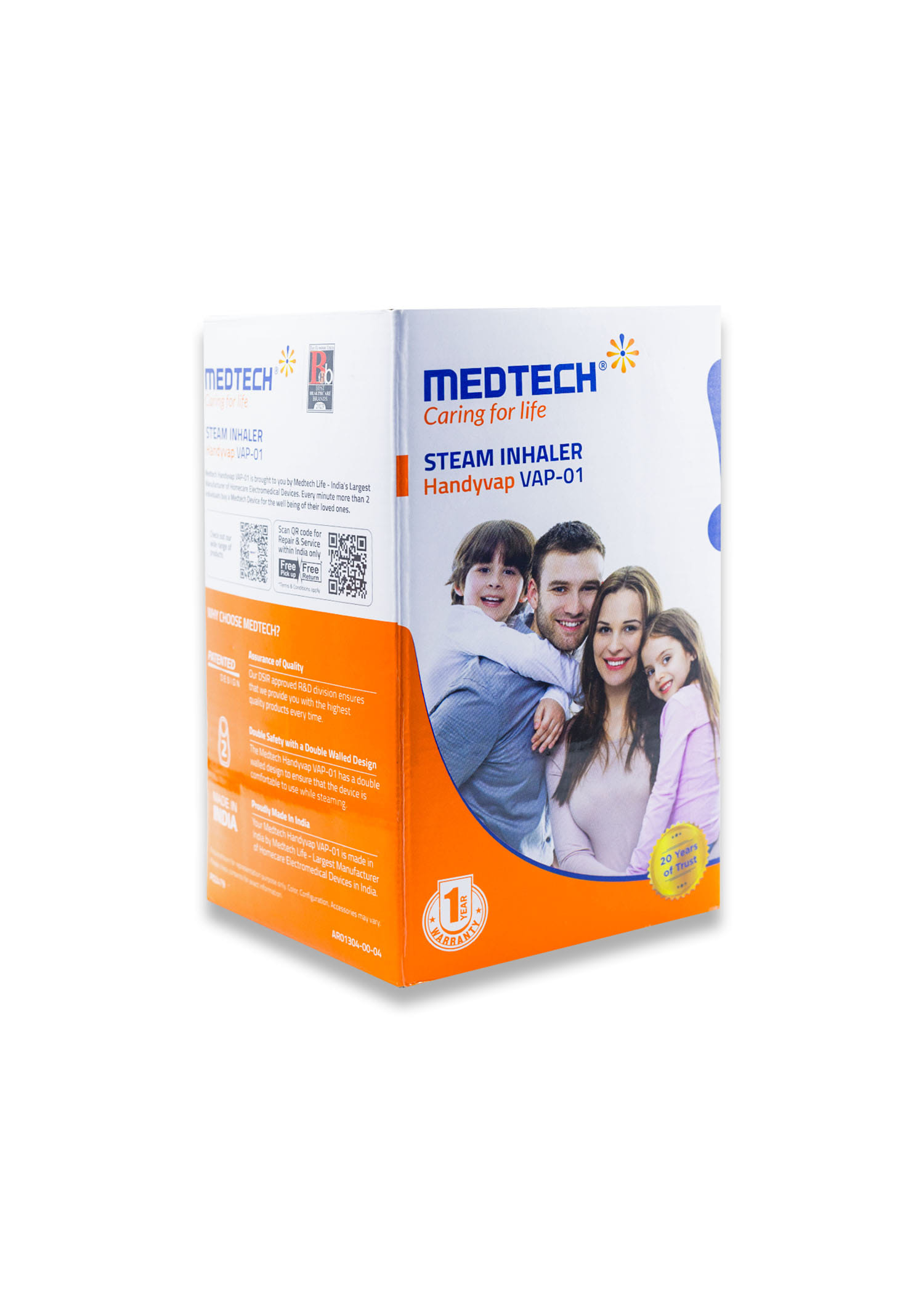 Buy MEDTECH Steam Inhaler VAP 01 Steam Vaporizer Machine, Facial Steamer,  and Steam Inhaler for Cold, Cough & Sinus, Suitable for Men, Women & Kids  Online at Best Prices | Wellness Forever