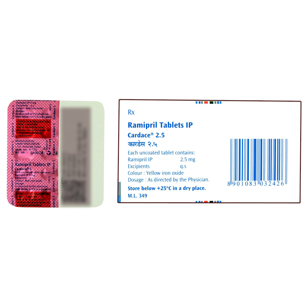 Buy Cardace 5mg 15 Tablets Online at Best Prices | Wellness Forever