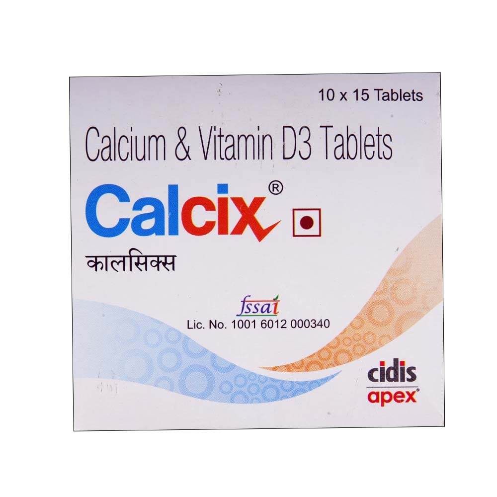 Buy Calcix 15 Tablets Online at Best Prices | Wellness Forever