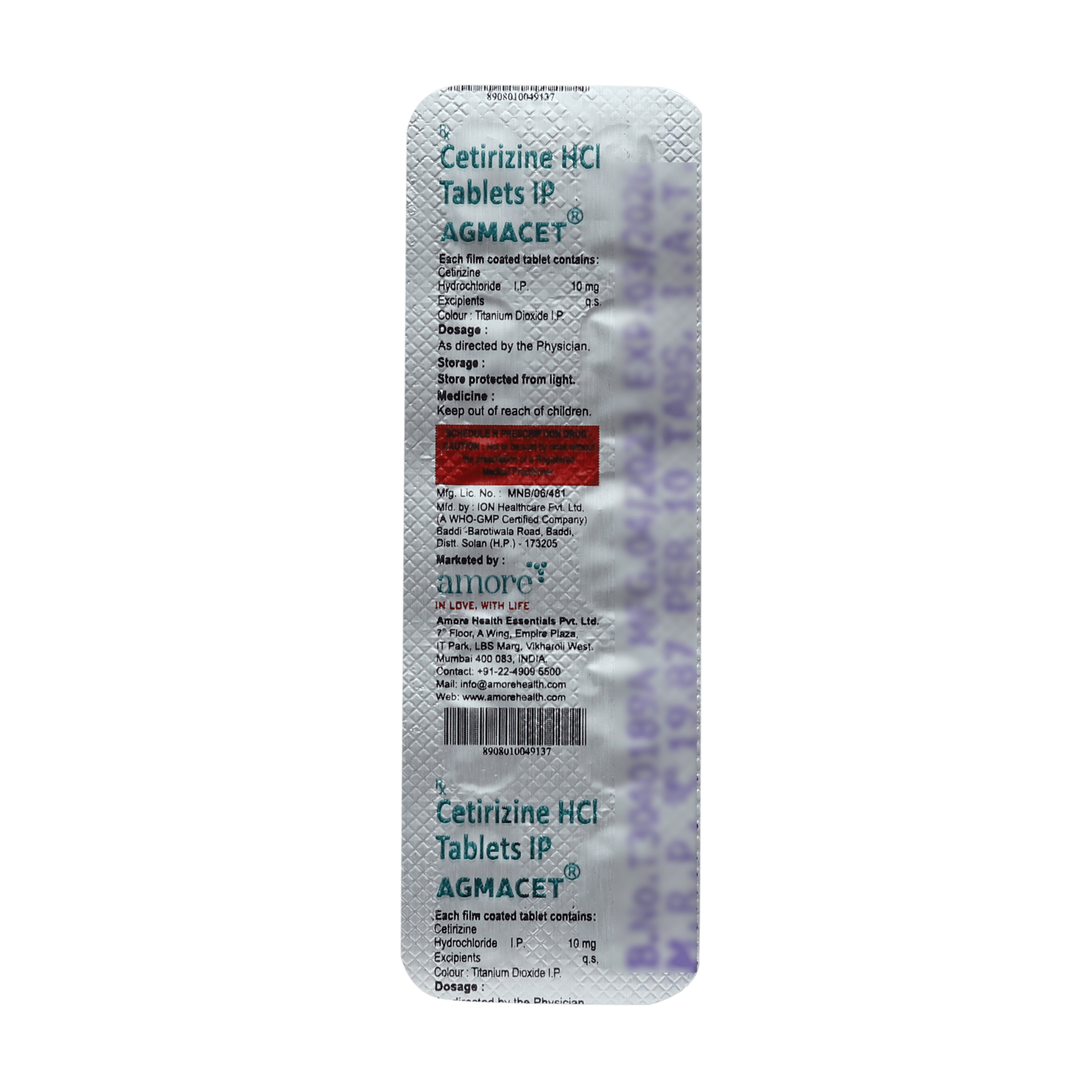 Buy Agmacet 10mg 10 Tablets Online at Best Prices | Wellness Forever