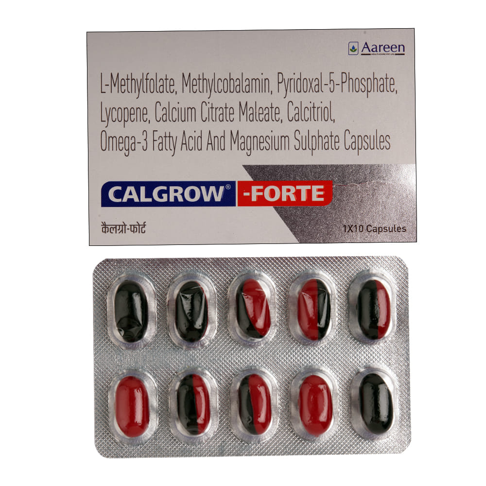 Buy Calgrow-Forte 10 Capsules Online at Best Prices | Wellness Forever