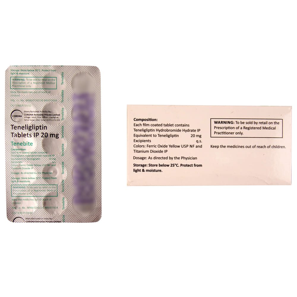 Tenebite 20 Buy Tenebite 20mg 15 Tablets Online at Best Prices | Wellness Forever