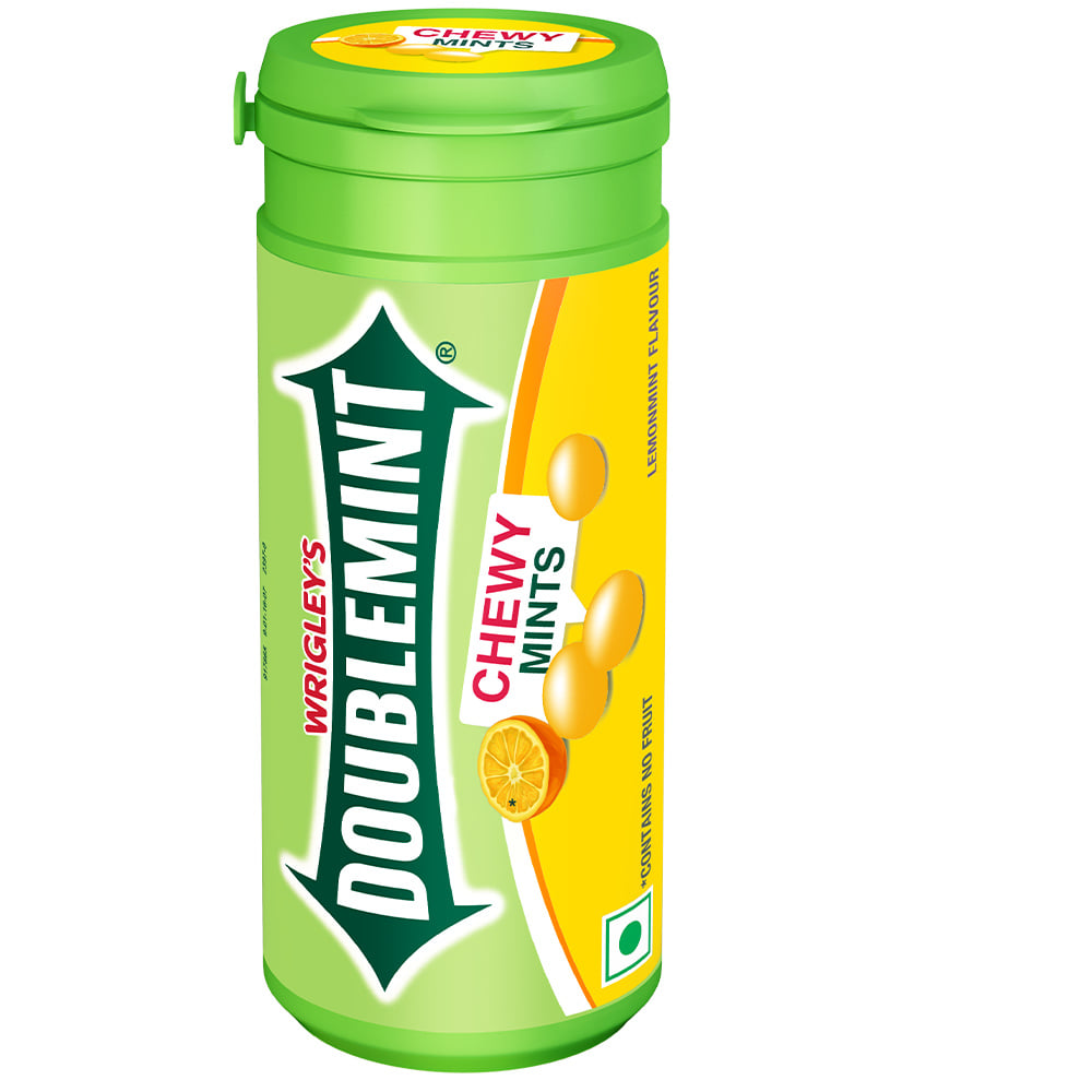 Buy Wrigley's Doublemint Chewy Mints Strawberry Flavour 57g Online at ...
