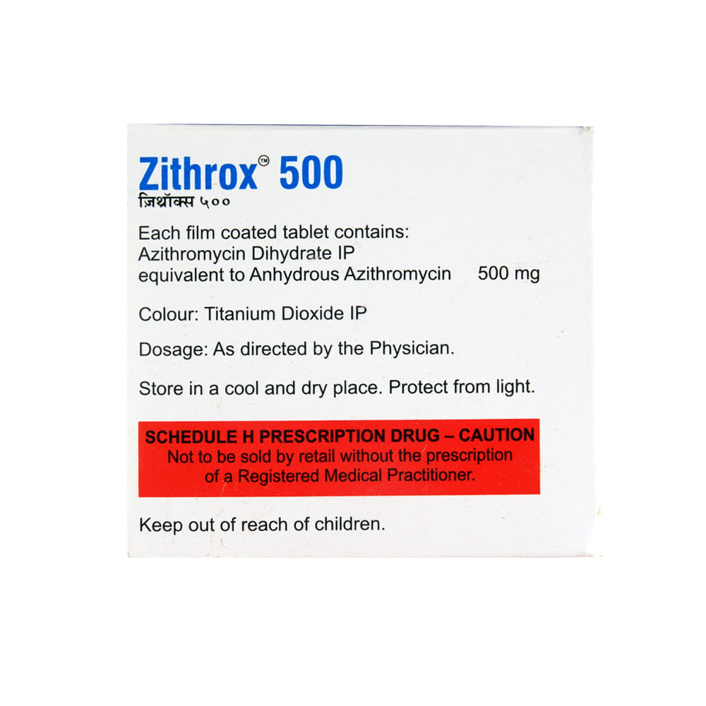 Zithrox Buy Zithrox 500mg 5 Tablets Online at Best Prices | Wellness Forever