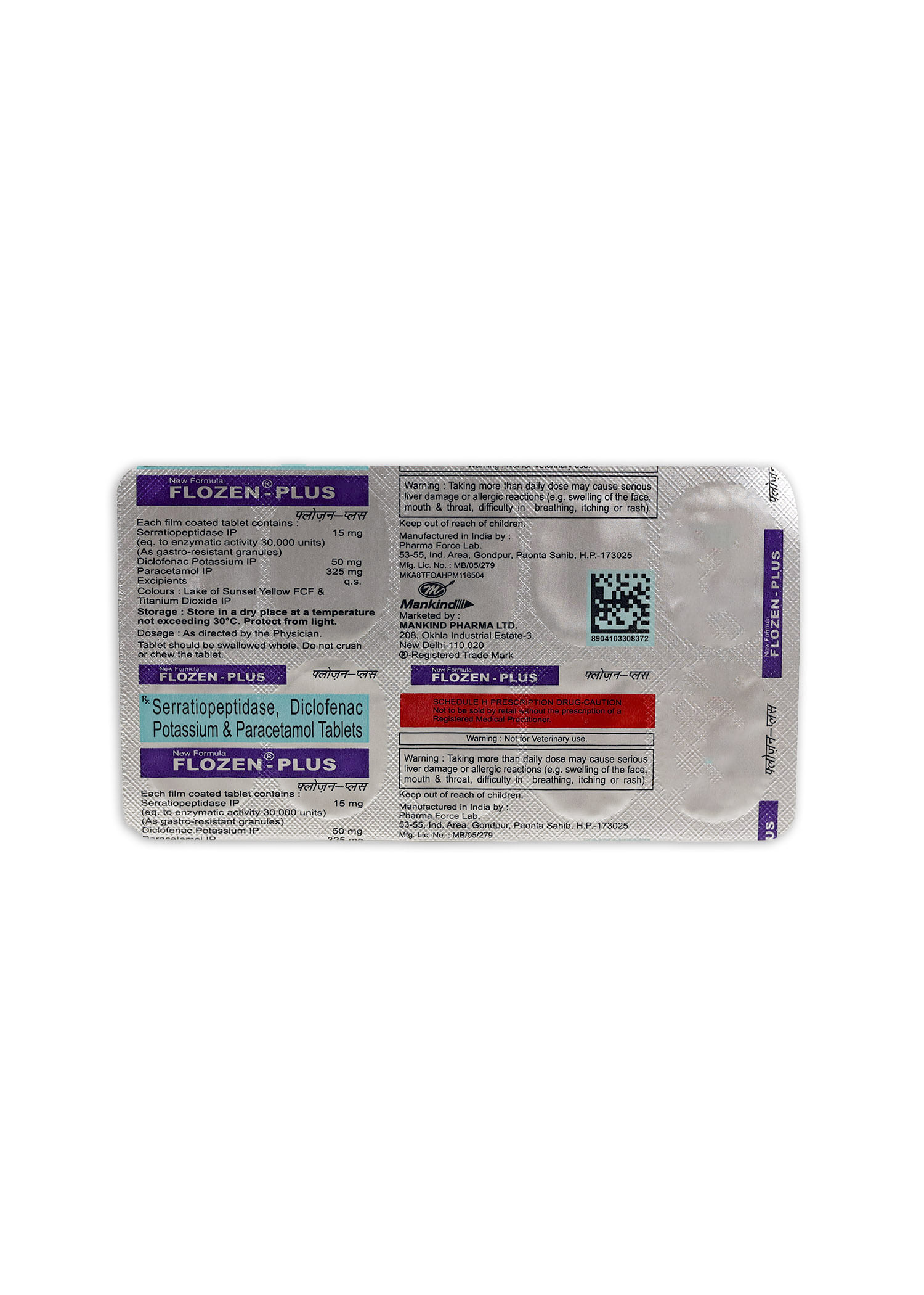 Buy Flozen-Plus 10 Tablets Online at Best Prices | Wellness Forever