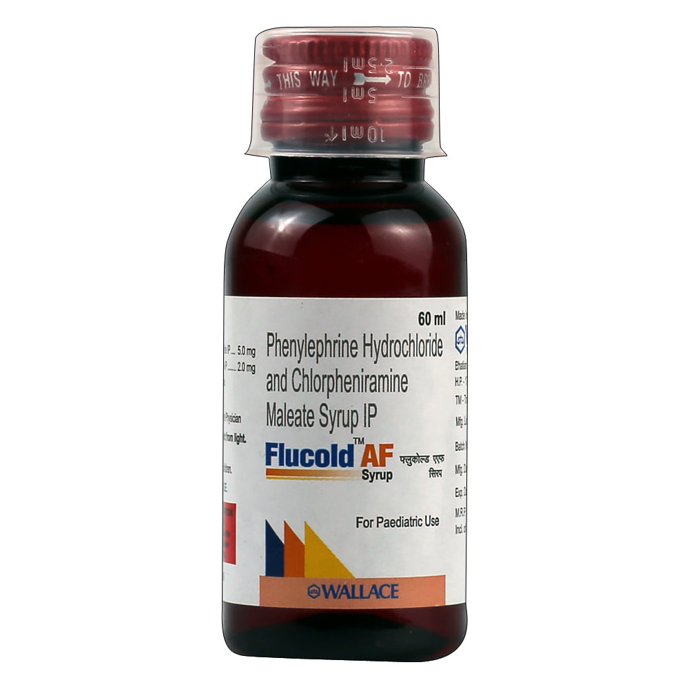 Buy Flucold-AF Syrup 60 ml Online at Best Prices | Wellness Forever