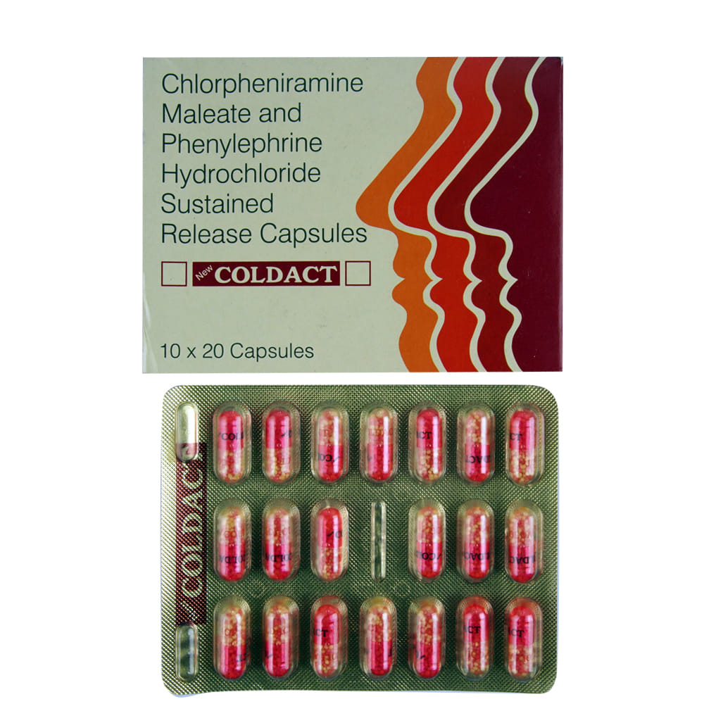 Buy Coldact New 20 Capsules Online at Best Prices | Wellness Forever