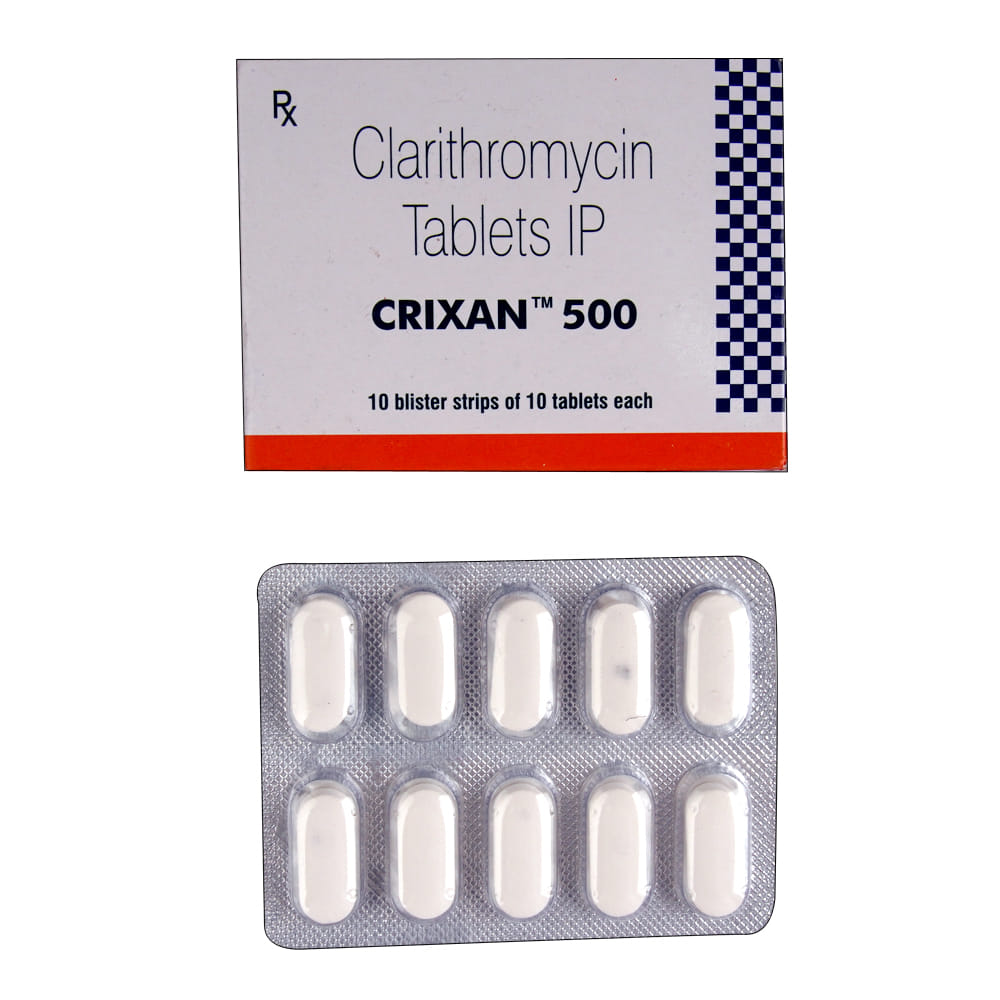 Buy Crixan 500mg 10 Tablets Online at Best Prices | Wellness Forever