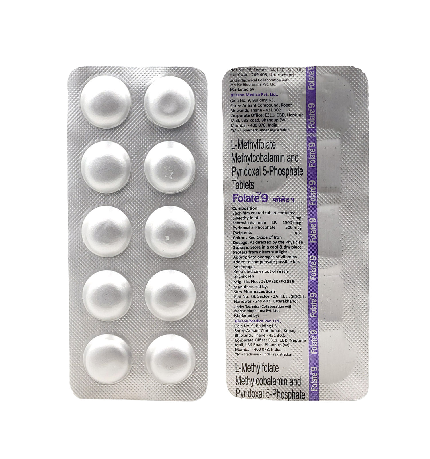 Buy Folate 9 10 Tablets Online at Best Prices | Wellness Forever
