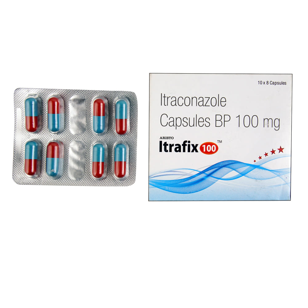 Buy Itrafix 100mg 8 Capsules Online at Best Prices | Wellness Forever