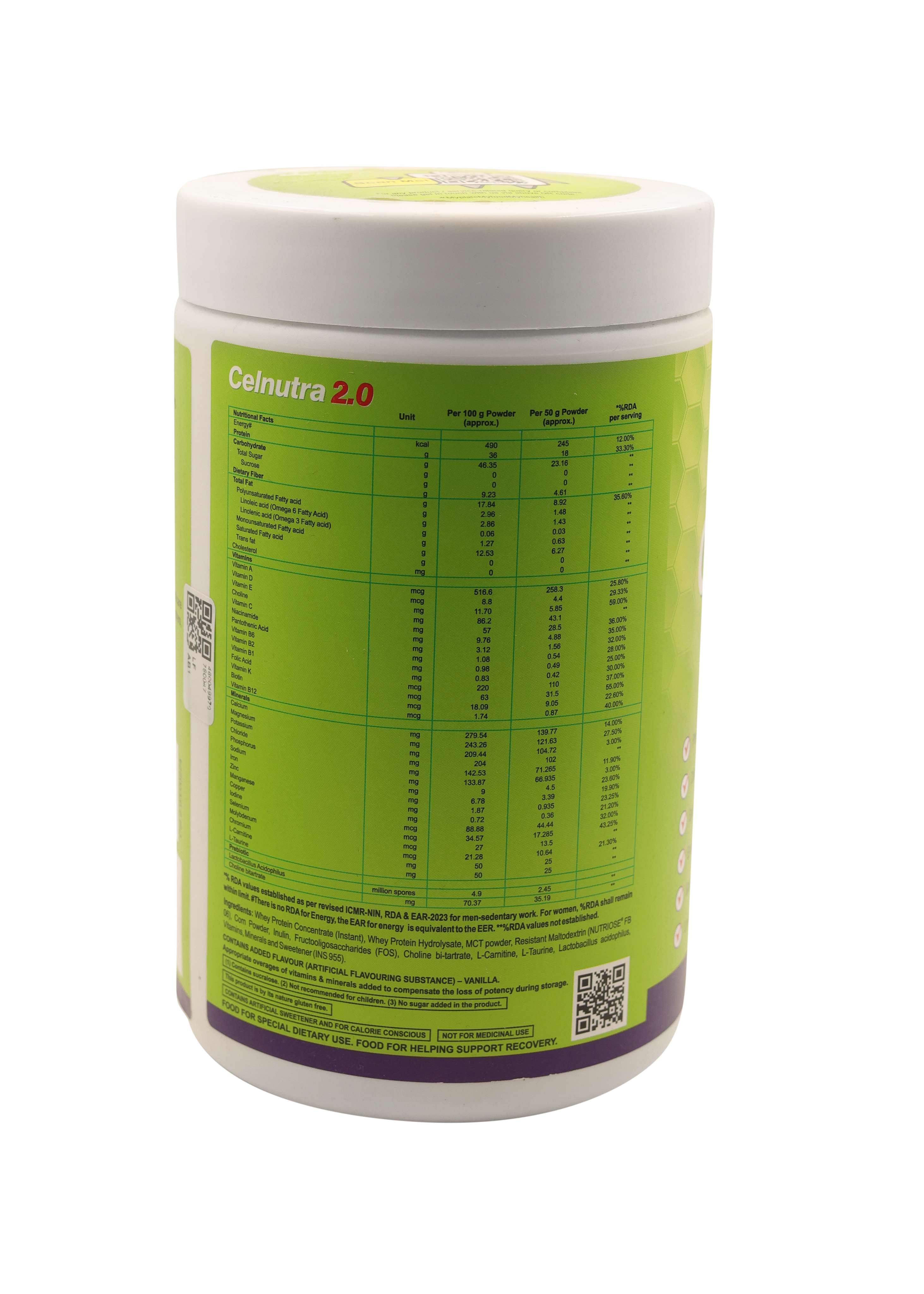Buy Celnutra 2 Creamy Vanilla Powder 400 g Online at Best Prices ...