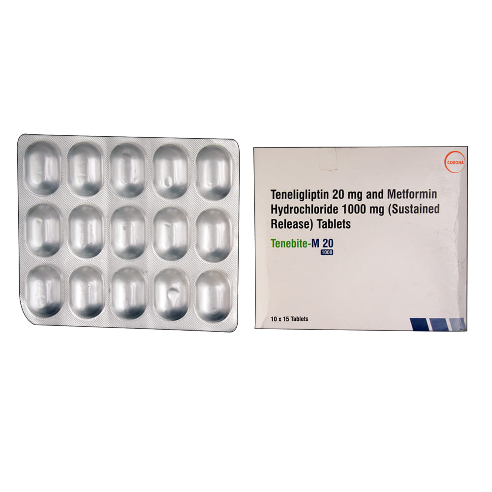 Buy Tenebite-M 20/1000mg 15 Tablets Online at Best Prices | Wellness ...