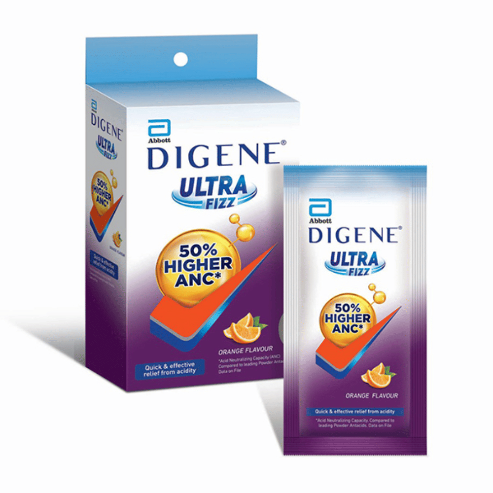 Buy Digene Ultra Fizz Orange Powder Sachet, 6.25 g Online at Best ...