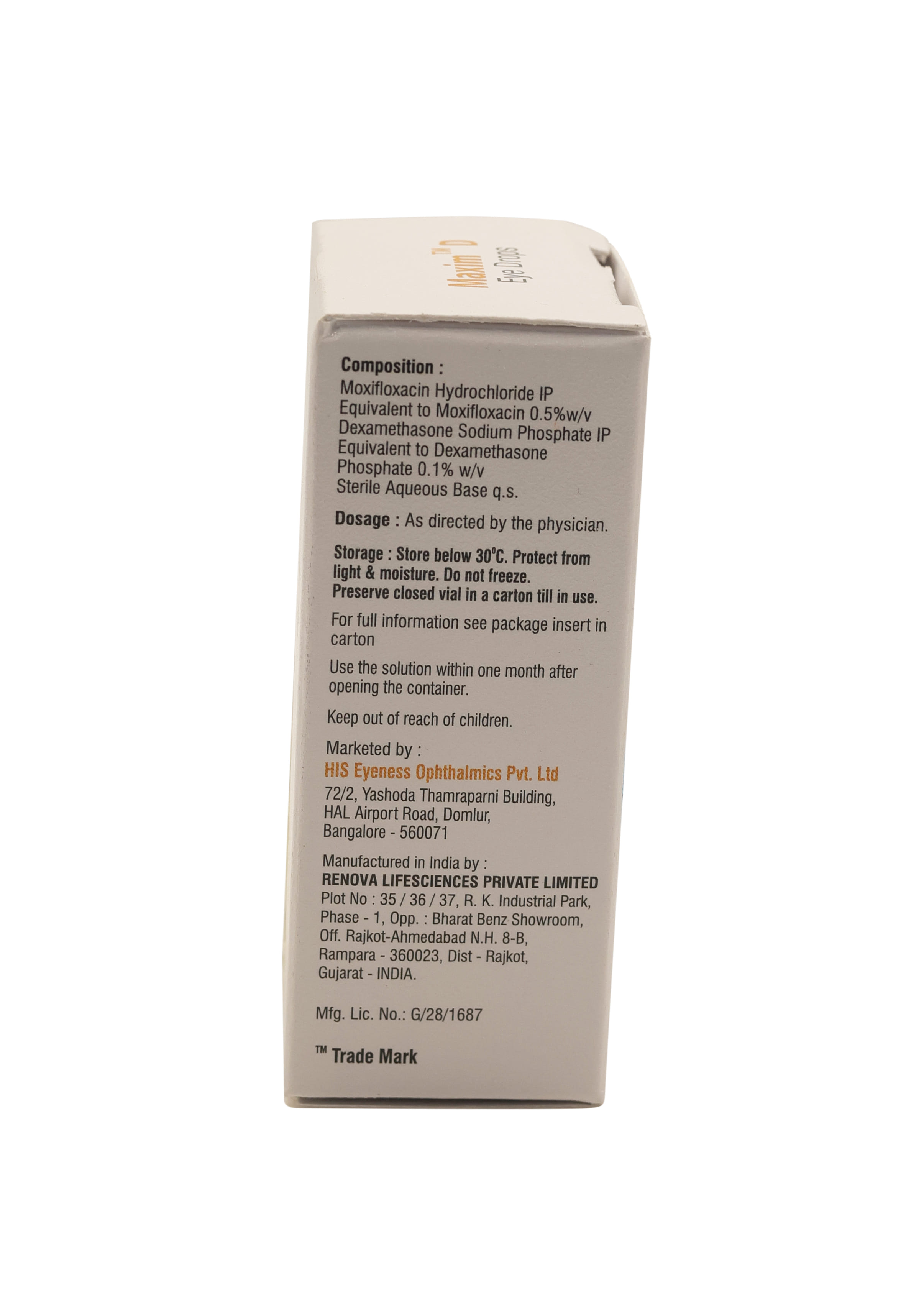 Buy Maxim-D Eye Drops 5Ml Online at Best Prices | Wellness Forever