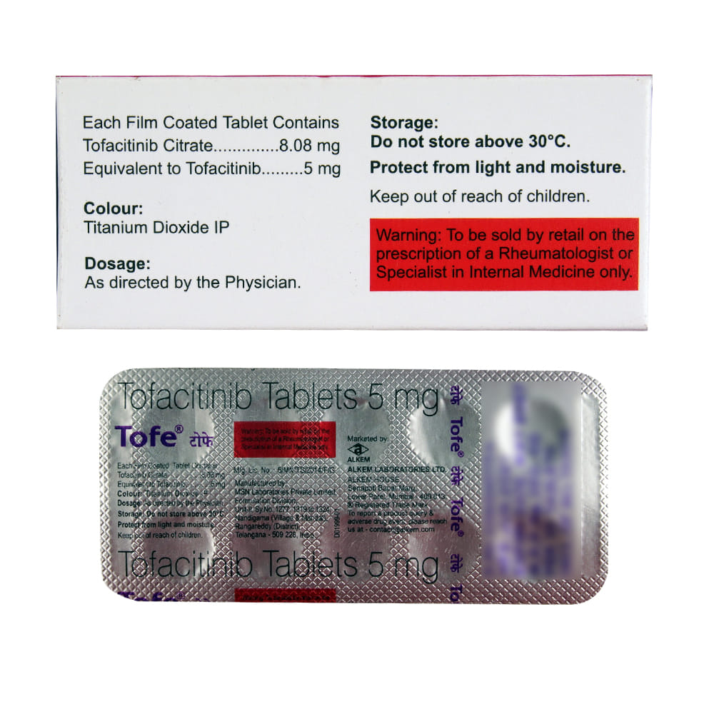 Buy Tofe 5Mg 10 Tablets Online at Best Prices | Wellness Forever