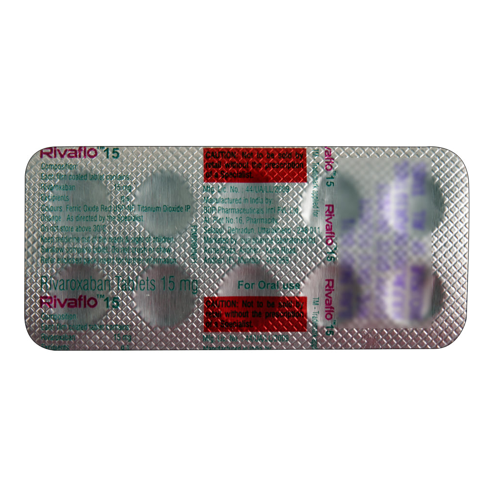Buy Rivaflo 15mg 10 Tablets Online at Best Prices | Wellness Forever