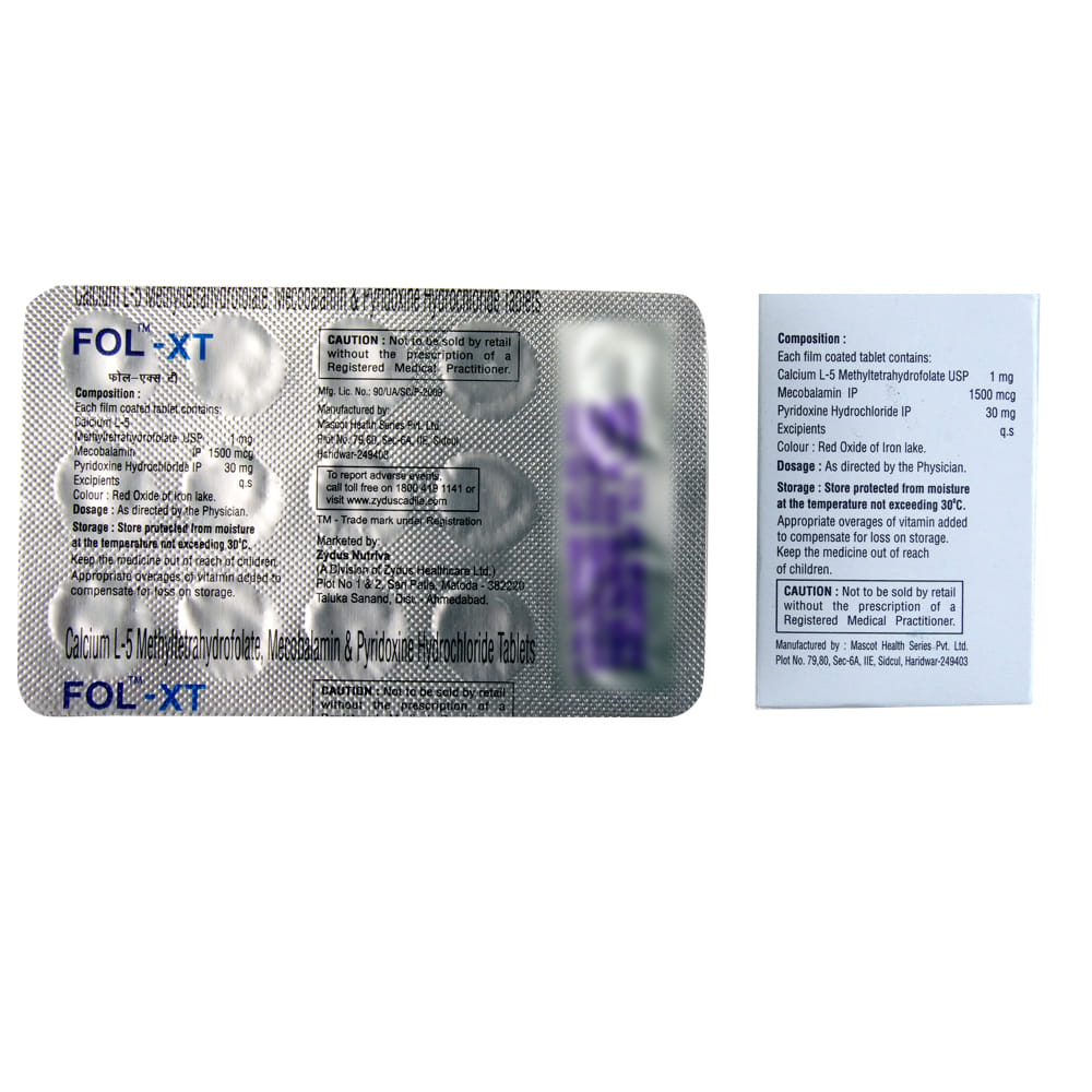 Onefol Tablets Buy Fol-XT 15 Tablets Online at Best Prices | Wellness Forever