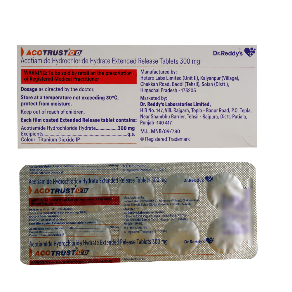 Buy Acotrust-OD 10 Tablets Online at Best Prices | Wellness Forever