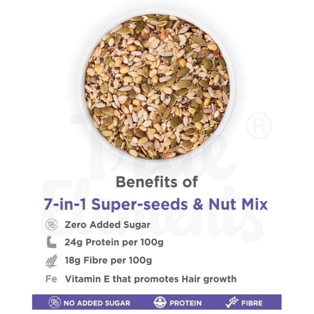 Buy True Elements 7 in 1 Super Seeds & Nut Mix, 500 g Online at Best ...