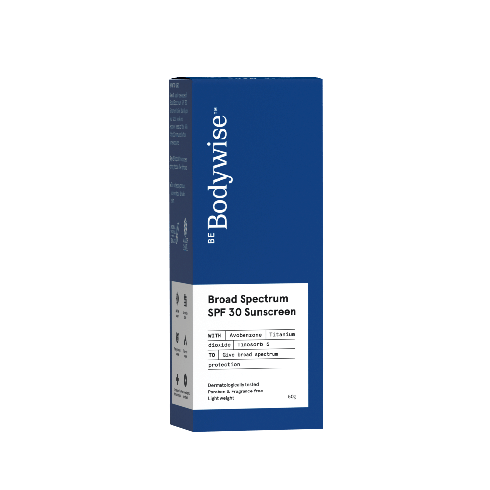 Buy Be Bodywise Broad Spectrum SPF 30 Sunscreen 50g Online at Best ...