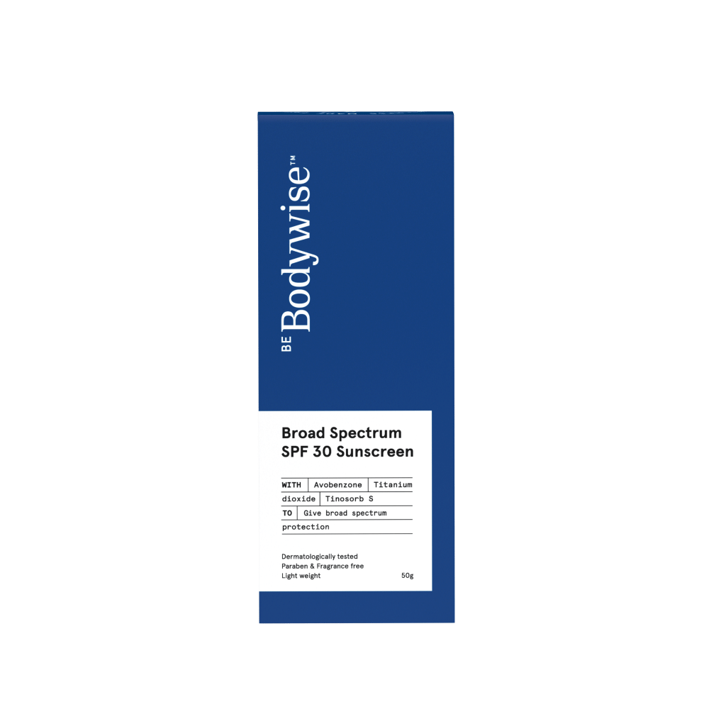 Buy Be Bodywise Broad Spectrum SPF 30 Sunscreen 50g Online at Best ...