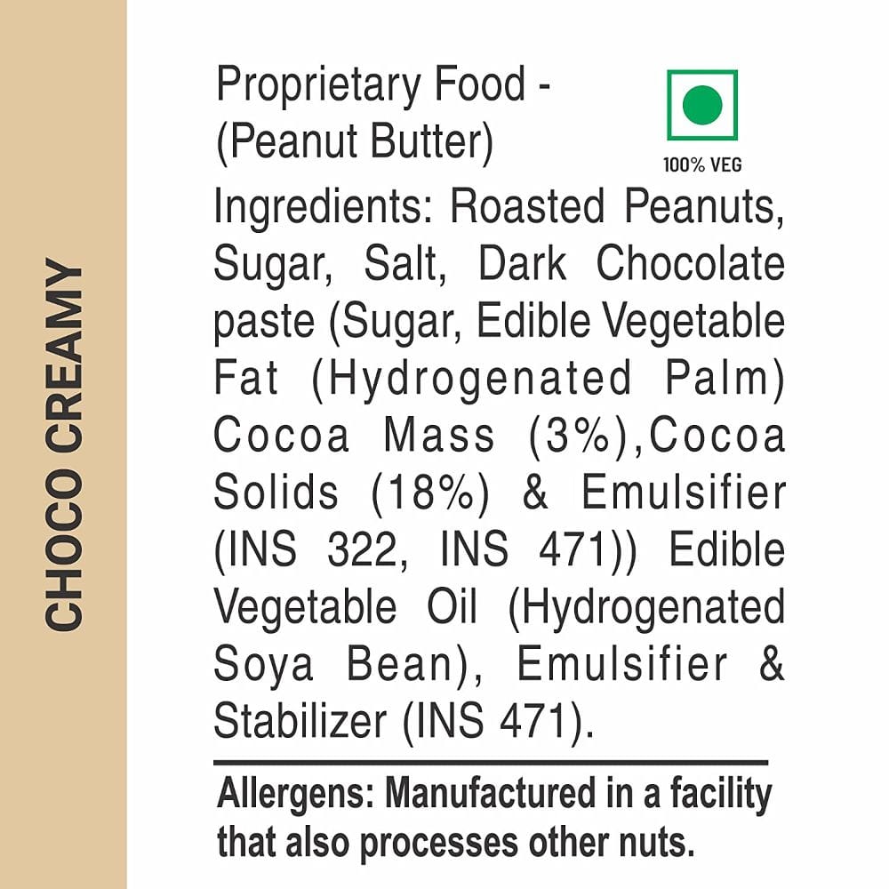 Buy RiteBite Max Protein Choco Creamy Peanut Butter 340g Online at Best ...