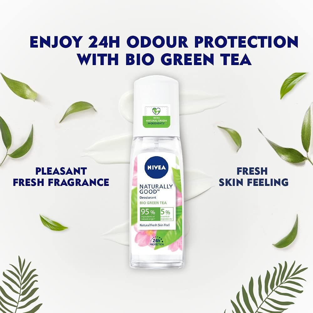 Buy Nivea Naturally Good Deodorant, Bio Aloe Vera, 75 ml Online at Best  Prices | Wellness Forever
