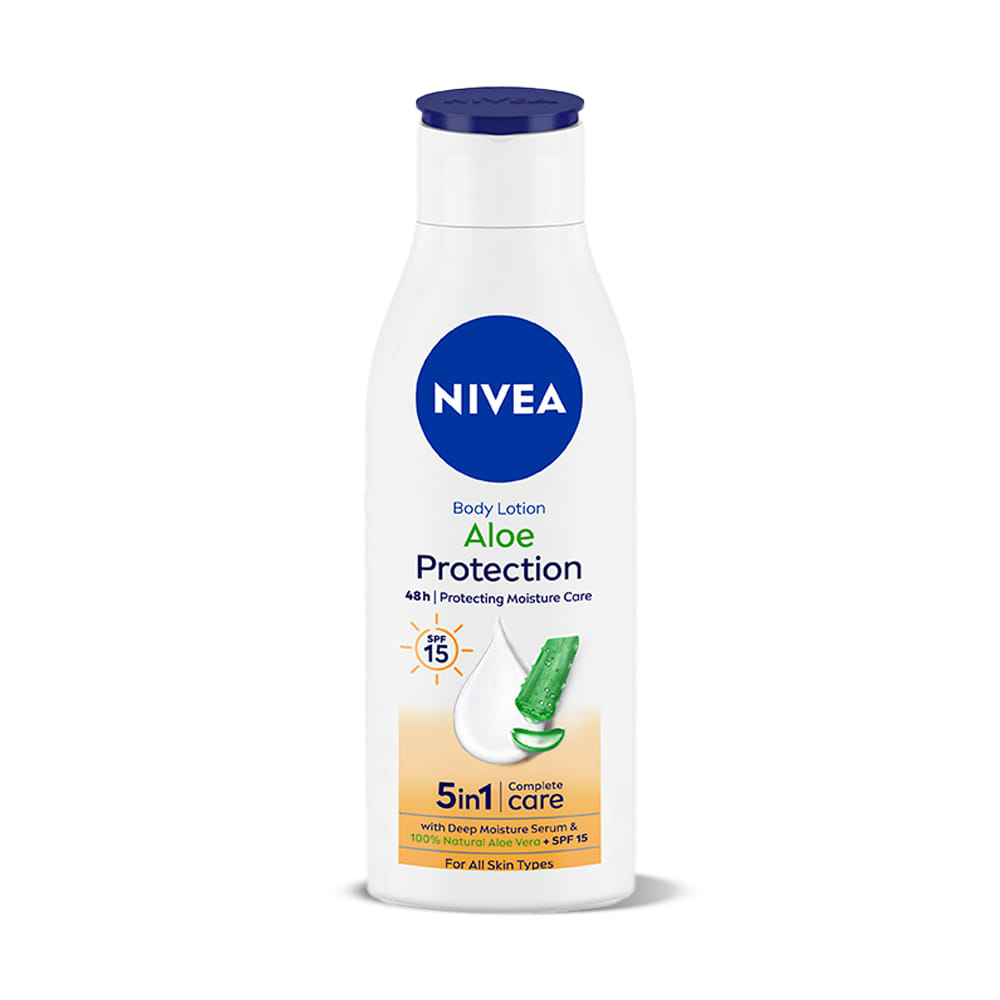 Buy Nivea Body Lotion Aloe Protection SPF 15 200ml Online at Best