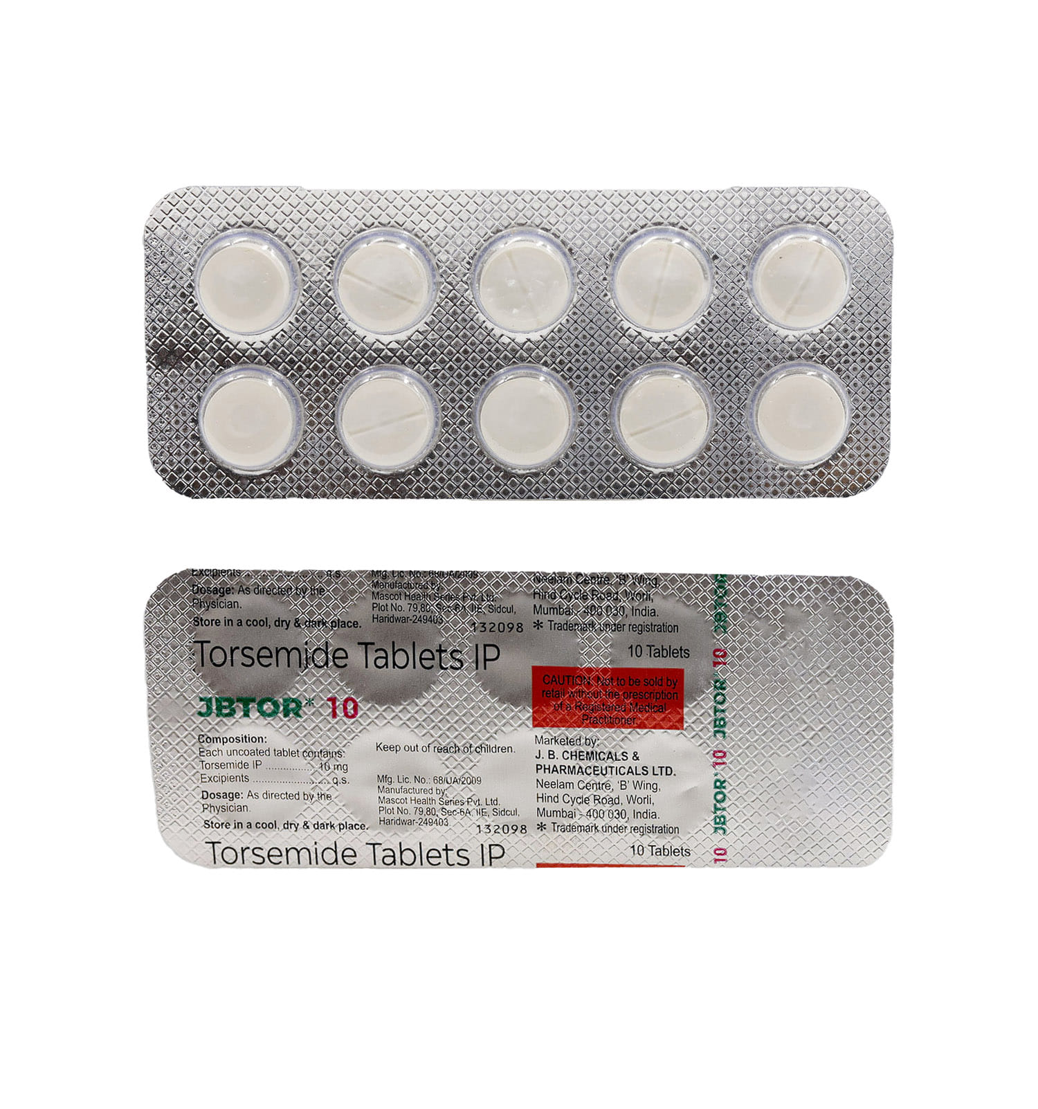 Buy Jbtor 10Mg 10 Tablets Online at Best Prices | Wellness Forever