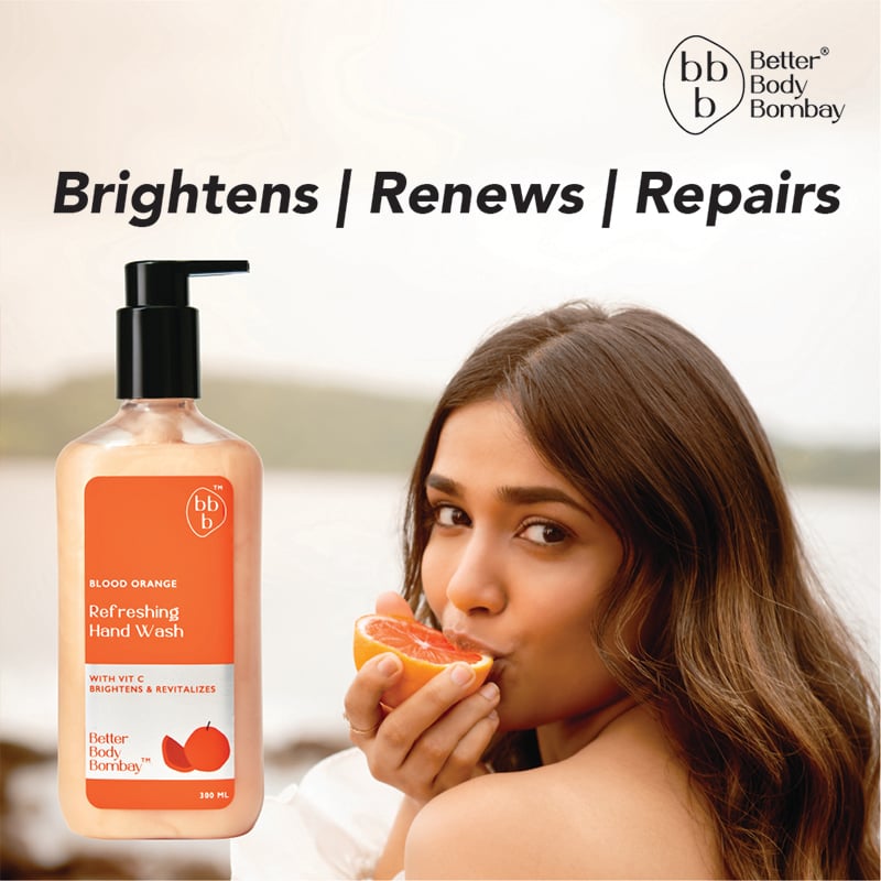 Buy BBB Better Body Bombay Blood Orange Refreshing Hand Wash 300ml ...