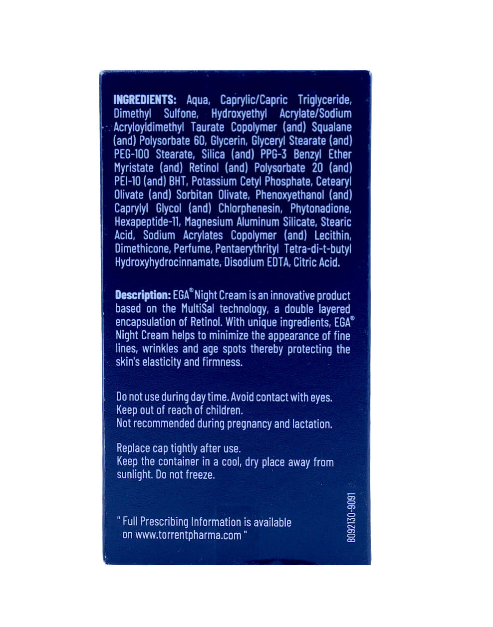 Buy Ega Night Cream 30 Gm Online at Best Prices | Wellness Forever