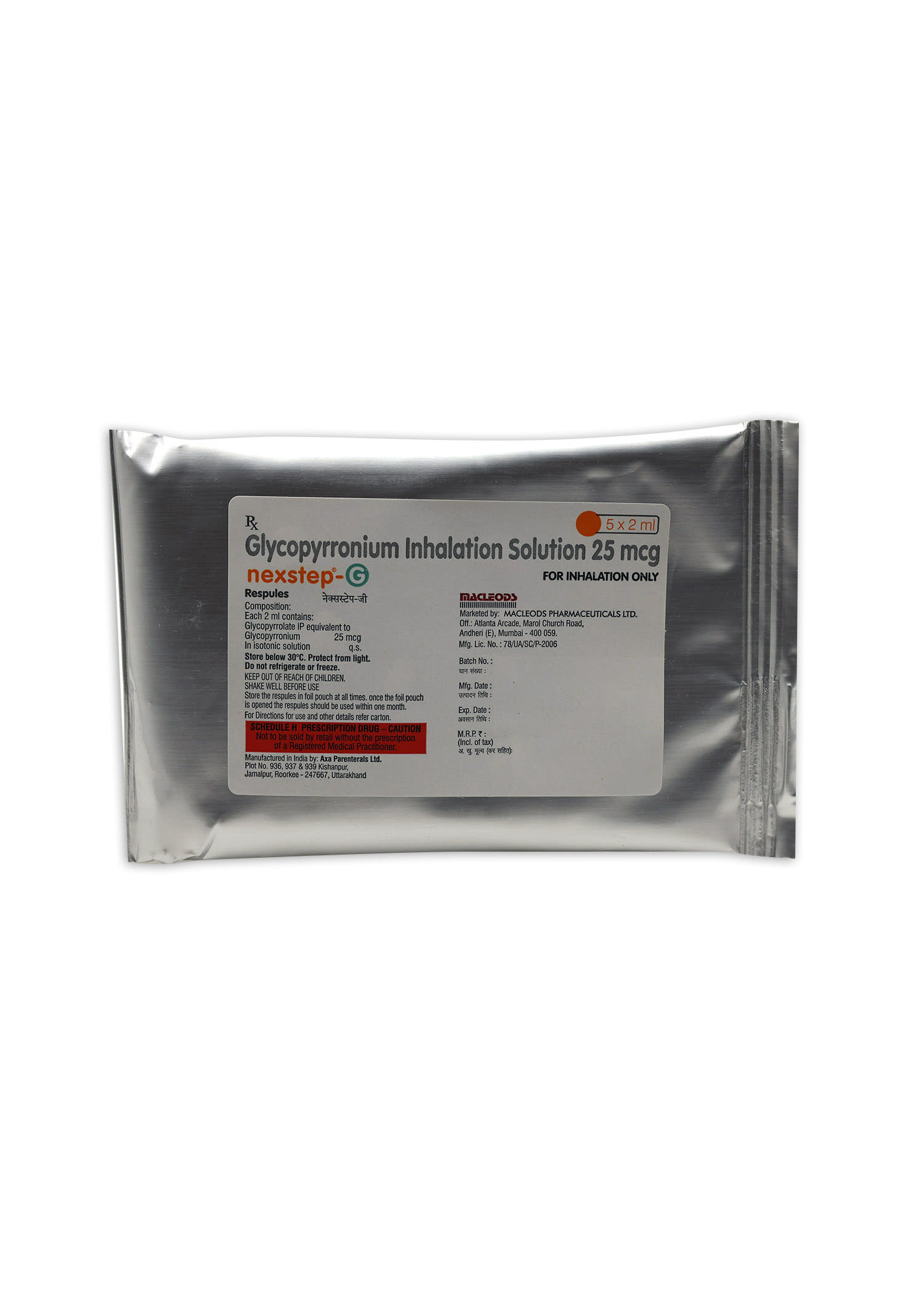 Buy Nexstep G Respules 2Ml Online at Best Prices | Wellness Forever