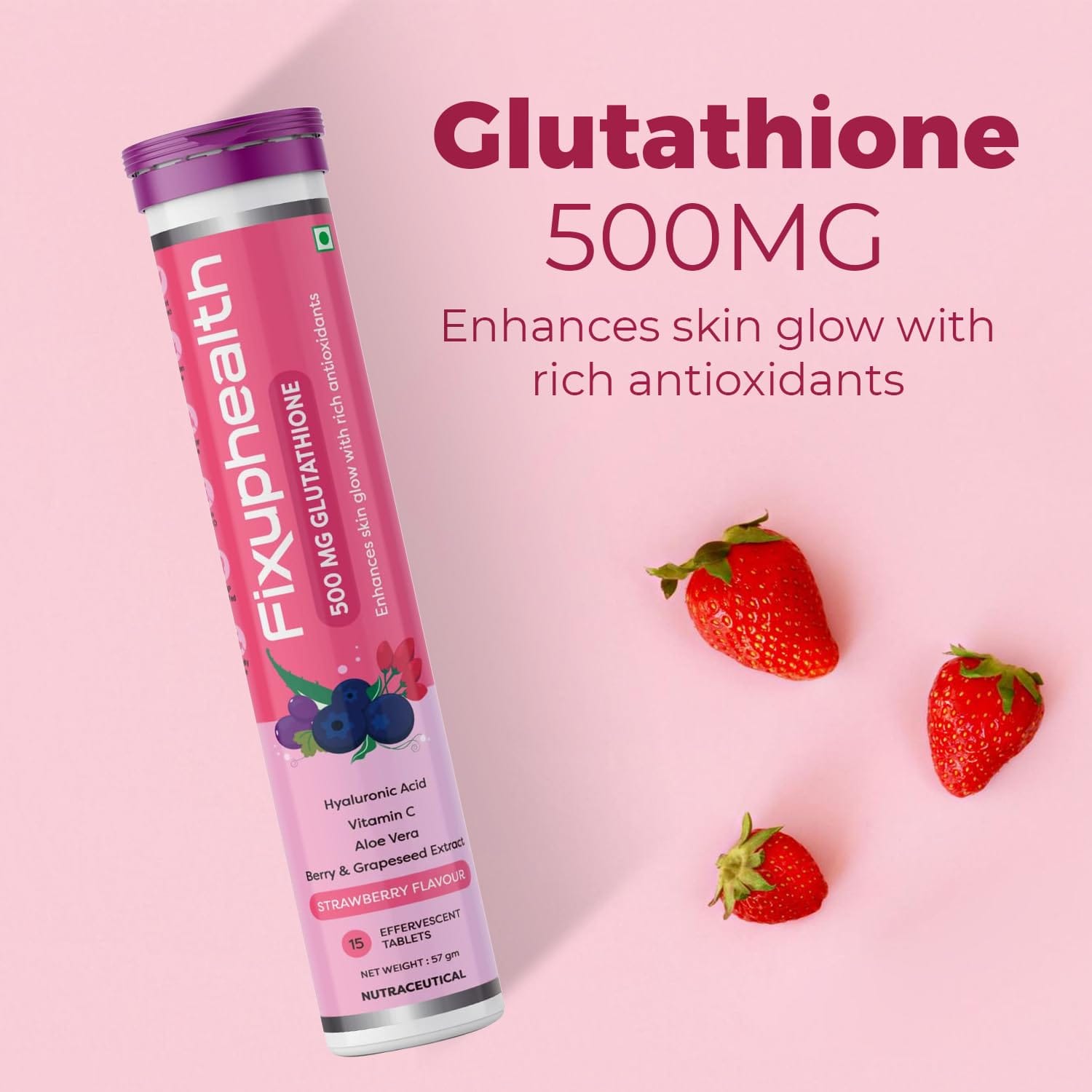 Buy Fixuphealth 500Mg Glutathione 15 Tablets Online at Best Prices | Wellness Forever Buy Fixuphealth 500Mg Glutathione 15 Tablets Online at Best Prices | Wellness Forever
