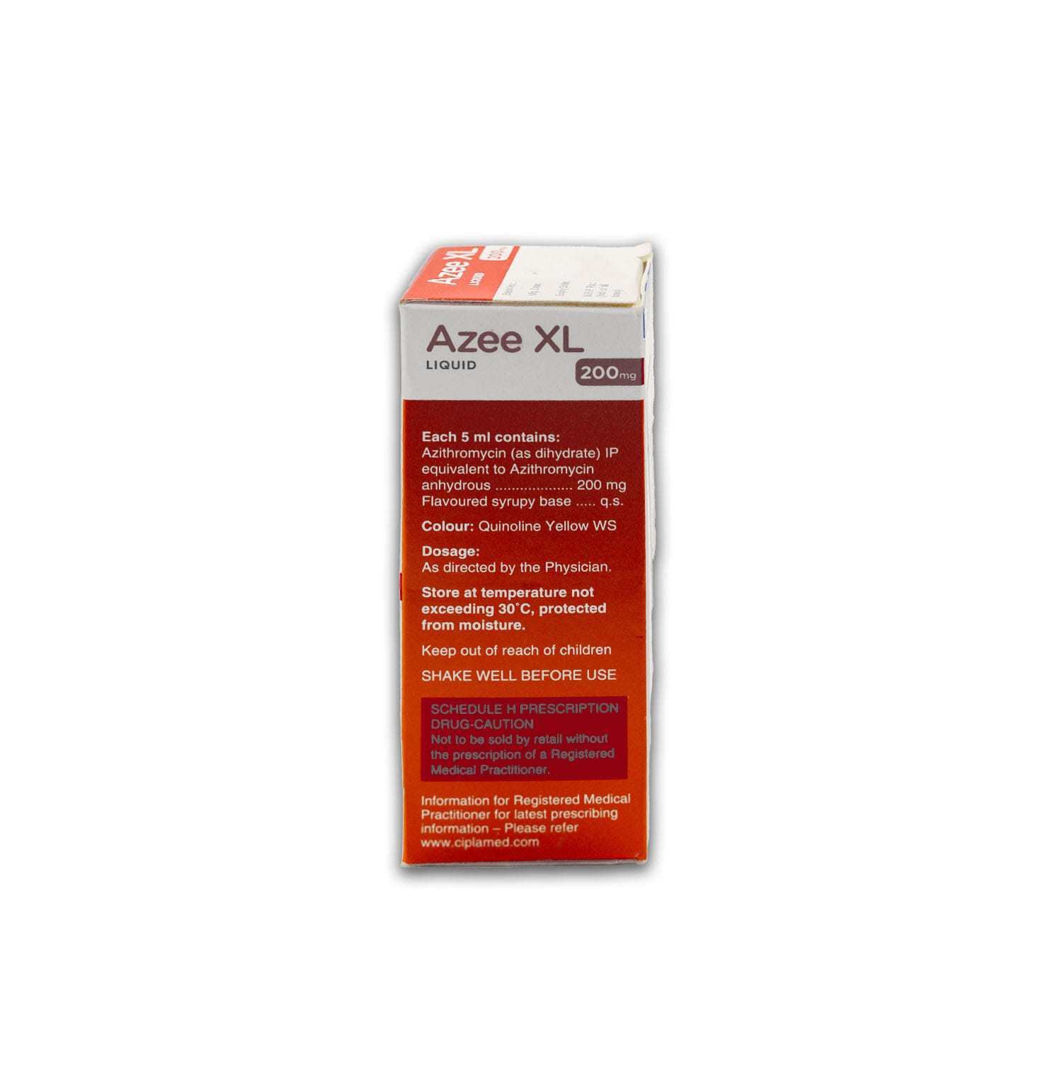 Buy Azee Xl 200Mg Liquiduid Peppermint & Orange Flavour 30 Ml