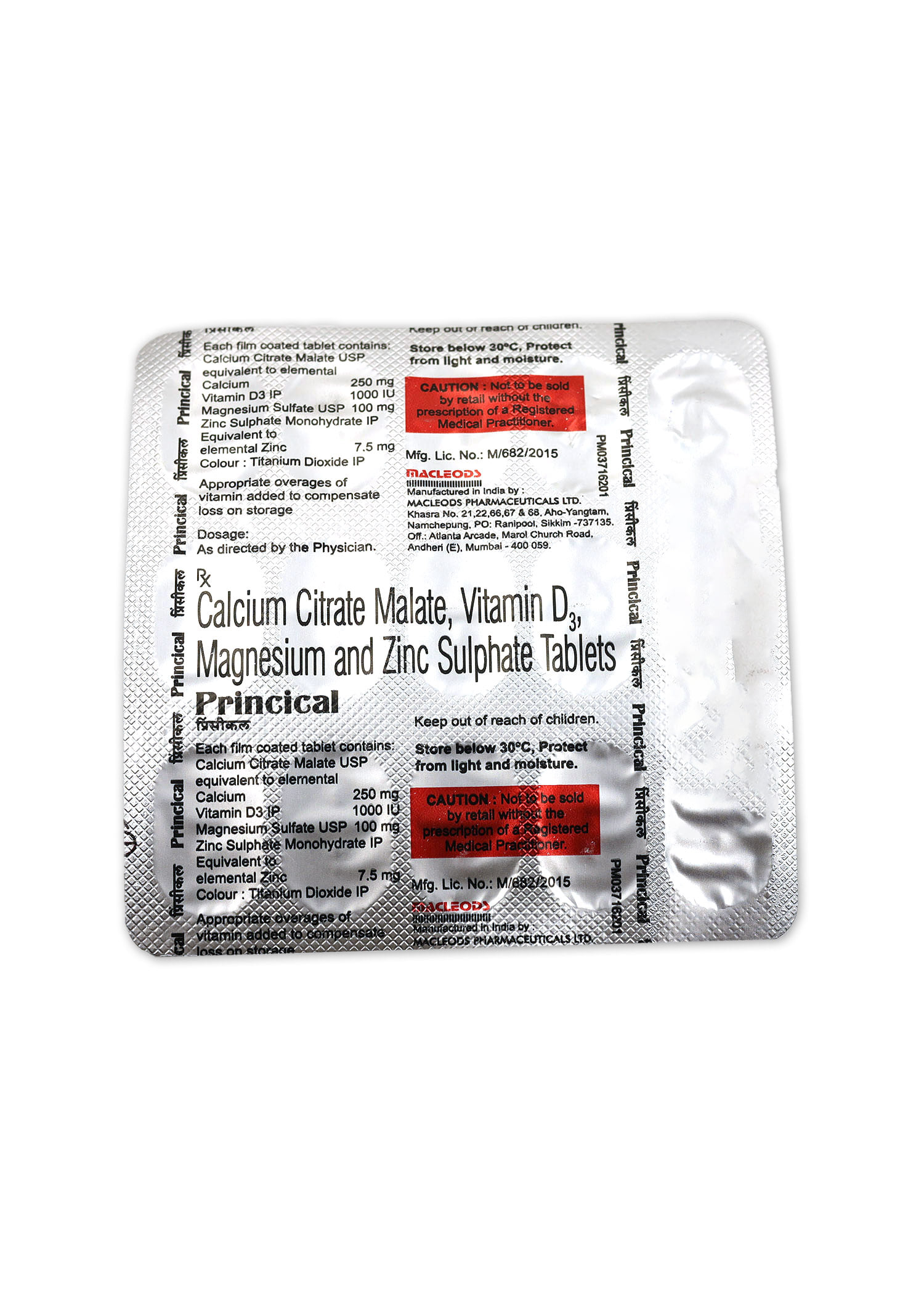 Buy Princical 15 Tabletslet Online at Best Prices | Wellness Forever