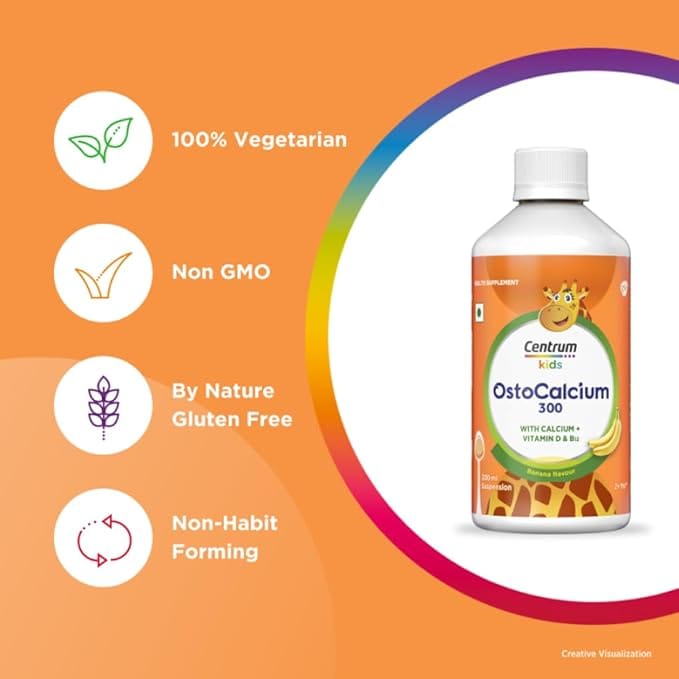 Centrum Syrup Buy Centrum Kids Ostocalcium 300 Syrup 200ml Online at Best Prices ...