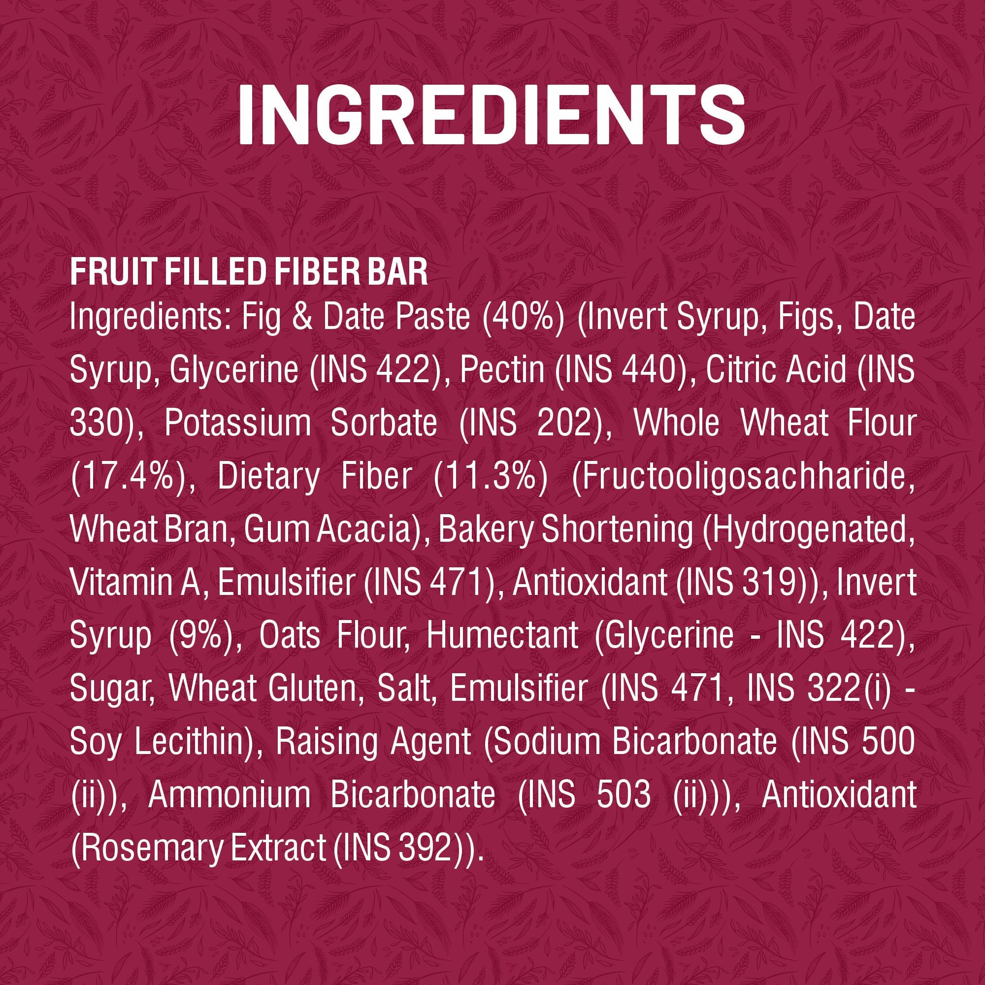 Buy Ritebite Wellness Fruit Filled Fiber Bar Figs & Dates 40g Online at ...