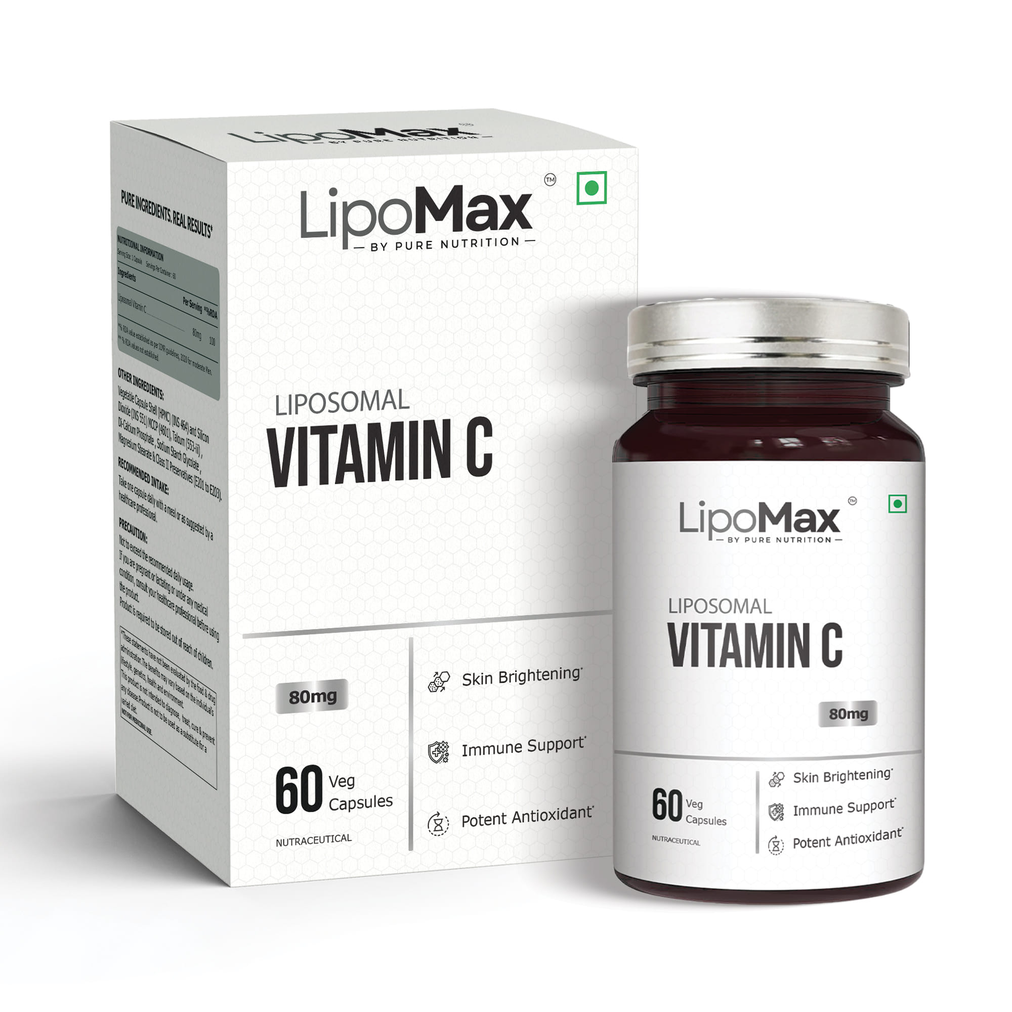 glutathione pure nutrition Buy Pure Nutrition LipoMax Liposomal Glutathione with Vitamin C 30 Capsules Online at Best Prices